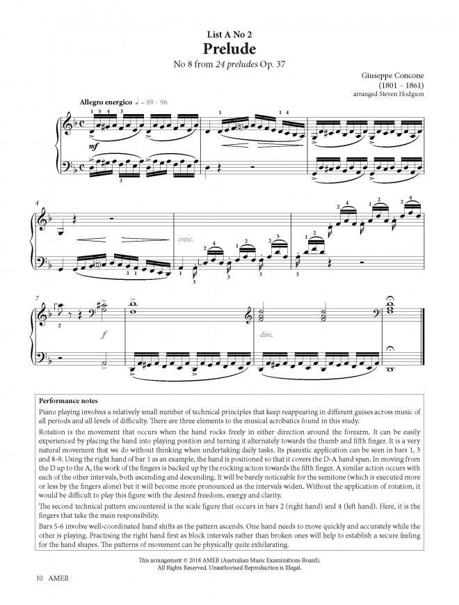 AMEB PIANO GRADE 1 SERIES 18