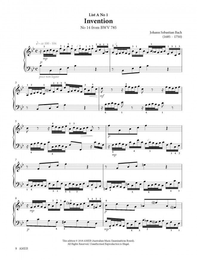 AMEB PIANO GRADE 5 SERIES 18