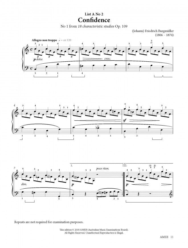 AMEB PIANO GRADE 5 SERIES 18