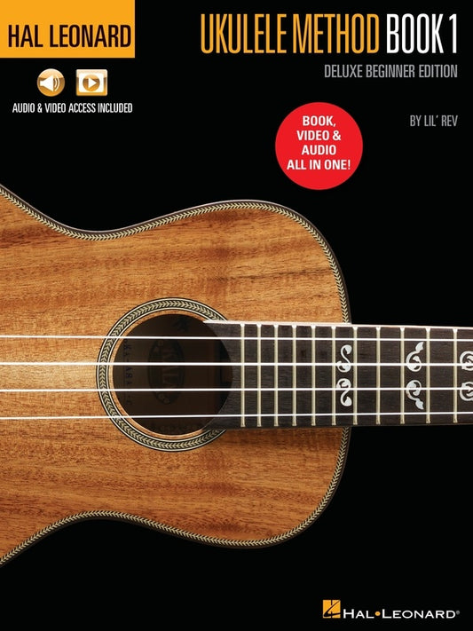 HAL LEONARD UKULELE METHOD DELUXE BEGINNER EDITION BK/OLM