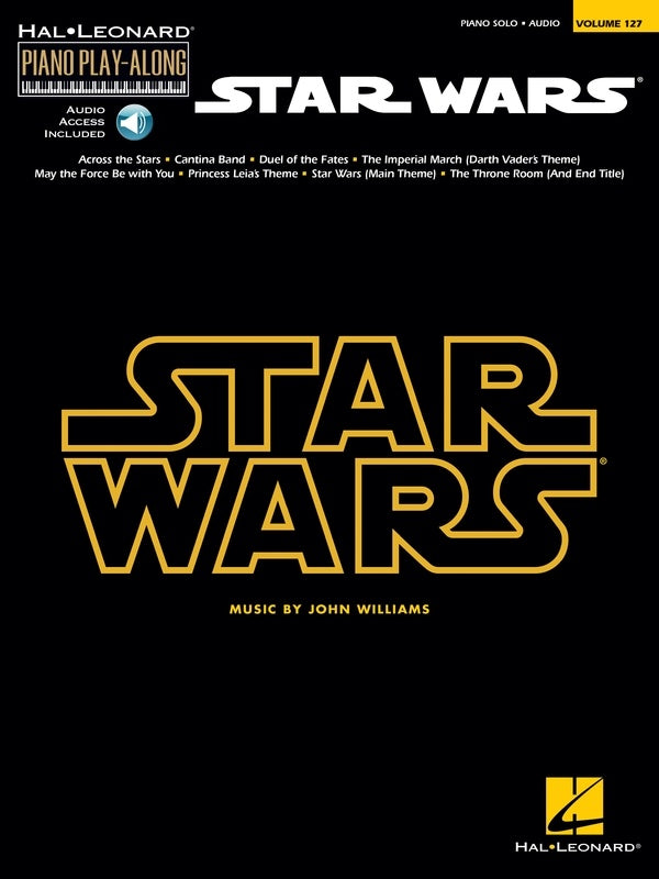 STAR WARS PIANO PLAY ALONG BK/CD VOL 127