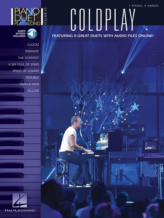 COLDPLAY PIANO DUET PLAYALONG V46 BK/OLA