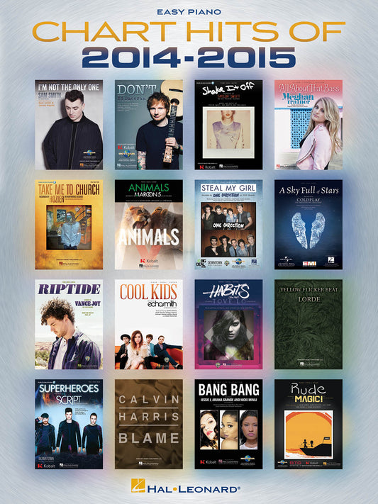 CHART HITS OF 2014-2015 EASY PIANO