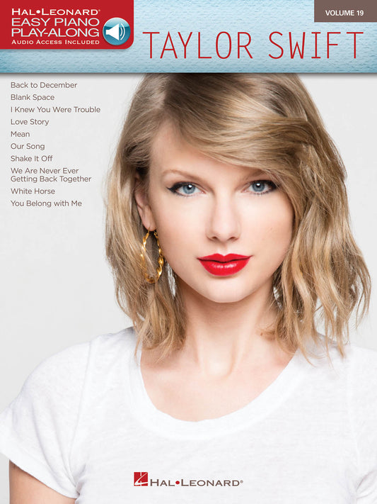 TAYLOR SWIFT EASY PIANO PLAY ALONG V19 BK/OLA