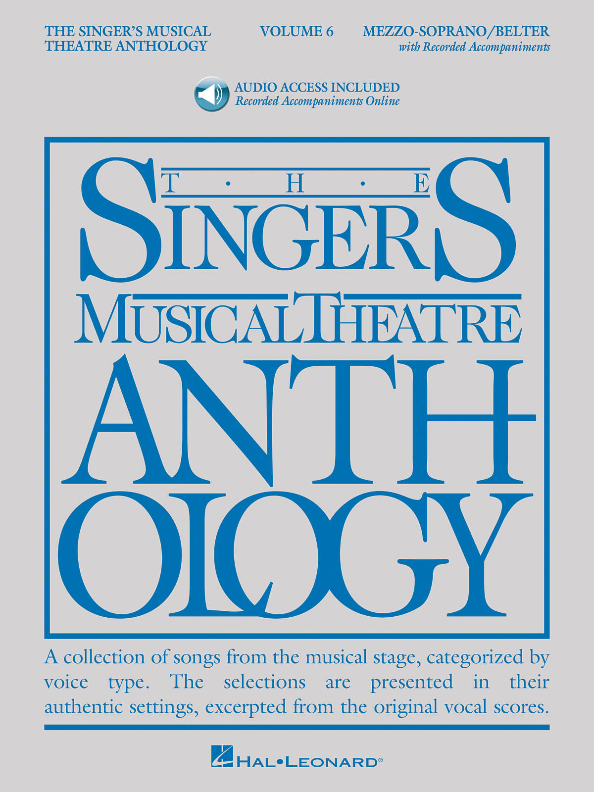 SINGERS MUSICAL THEATRE ANTH V6 BEL/MEZZO BK/OLA