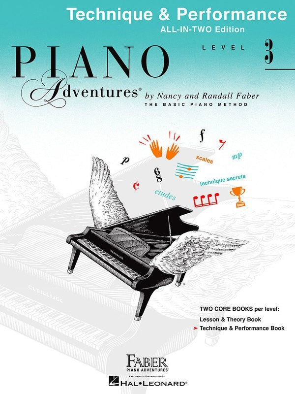 PIANO ADVENTURES ALL IN TWO 3 TECHNIQUE PERFORM