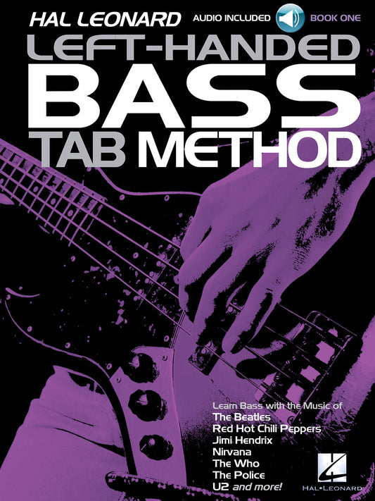 HAL LEONARD LEFT-HANDED BASS TAB METHOD - BOOK 1