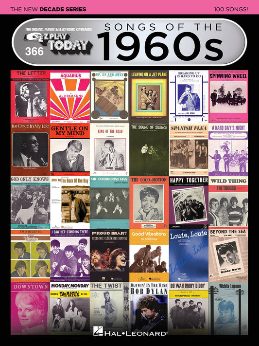 EZ PLAY 366 SONGS OF 1960S NEW DECADE SERIES