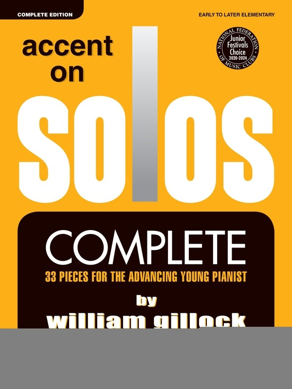 GILLOCK - ACCENT ON SOLOS COMPLETE