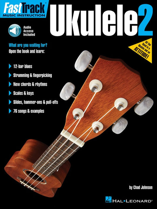 FASTTRACK UKULELE BK 2 BK/OLA