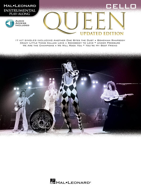QUEEN FOR CELLO UPDATED EDITION BK/OLA