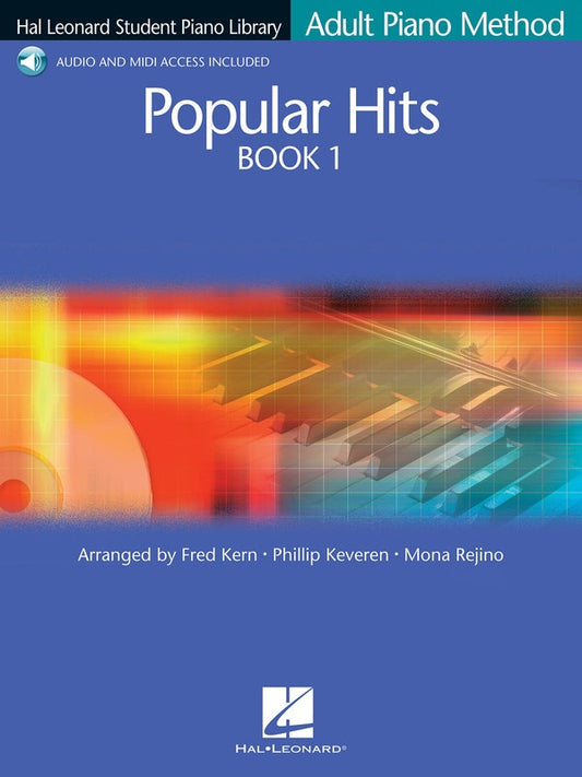 HLSPL ADULT PIANO POPULAR HITS 1 BK/CD
