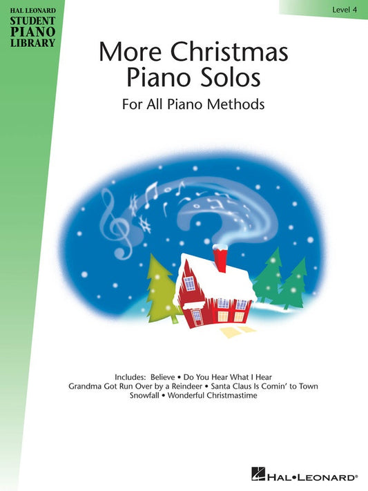 HLSPL MORE CHRISTMAS PIANO SOLOS LVL 4