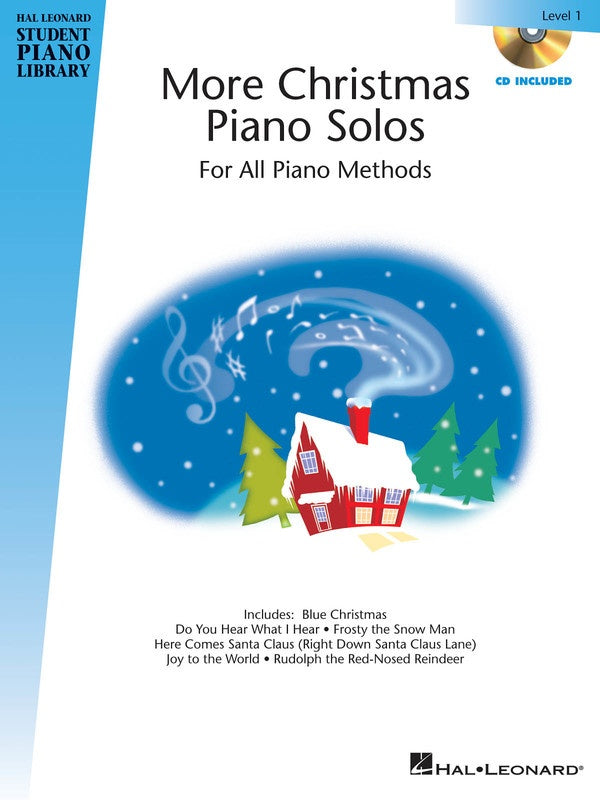 HLSPL MORE CHRISTMAS PIANO SOLOS LEVEL 1 BK/CD