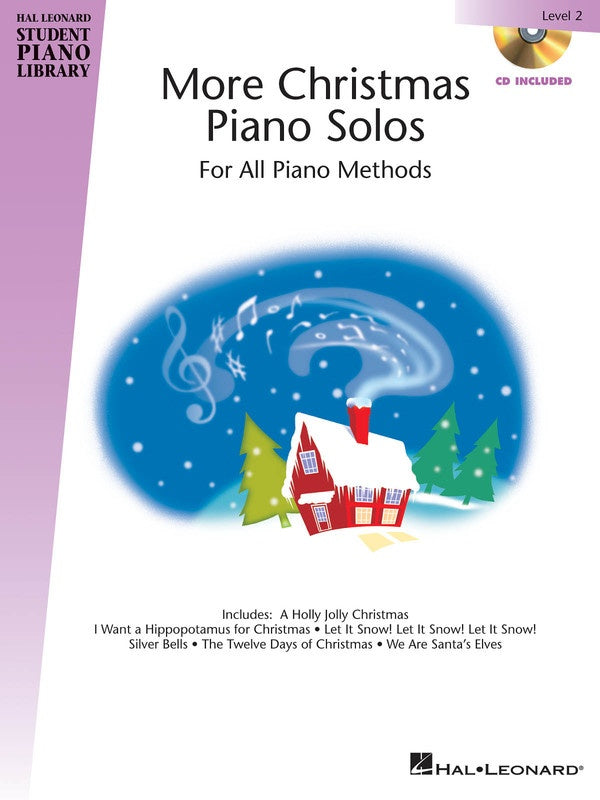 HLSPL MORE CHRISTMAS PIANO SOLOS LEVEL 2 BK/CD