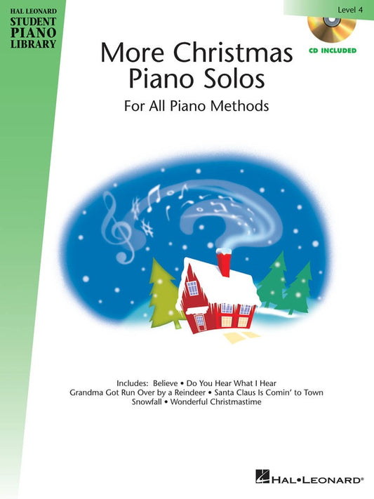 HLSPL MORE CHRISTMAS PIANO SOLOS LEVEL 4 BK/CD