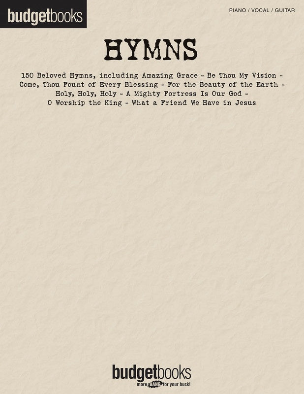 Pvg Knowledge Book BUDGET BOOKS HYMNS PVG