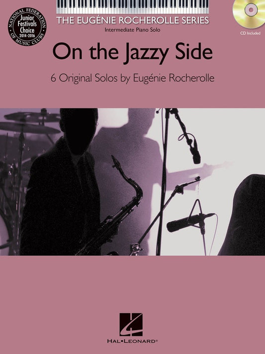 ON THE JAZZY SIDE PIANO SOLO BK/CD