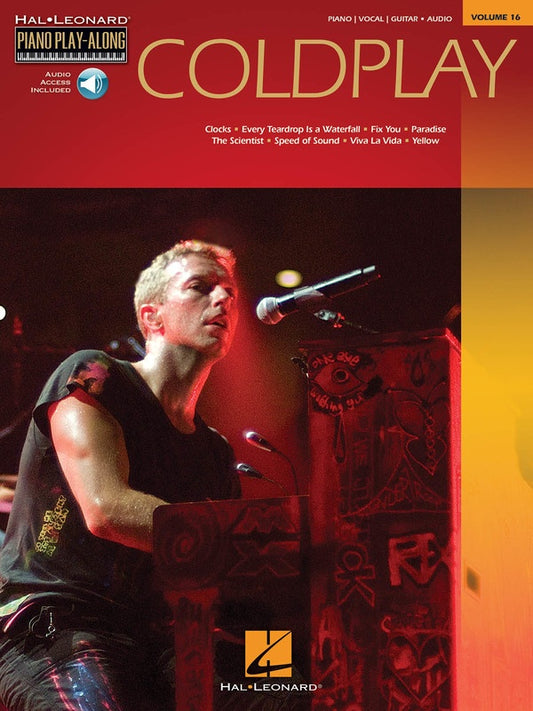 COLDPLAY PIANO PLAY ALONG BK/CD V16