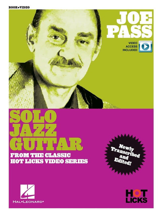 JOE PASS - SOLO JAZZ GUITAR BK/OLV