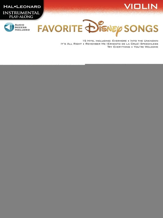 FAVORITE DISNEY SONGS FOR VIOLIN BK/OLA