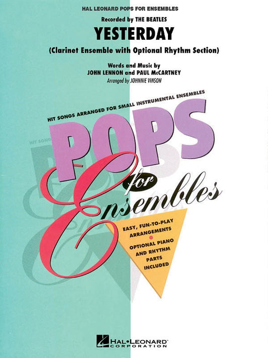 YESTERDAY PENS2-3 CLARINET ENSEMBLE