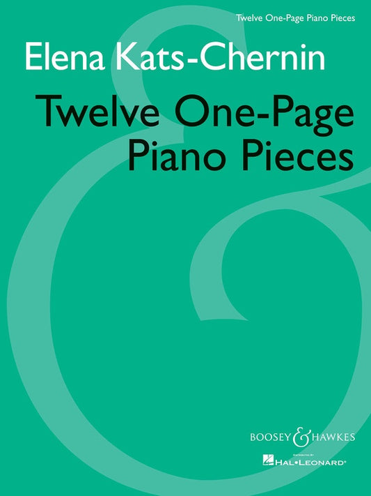 TWELVE ONE PAGE PIANO PIECES PIANO SOLO