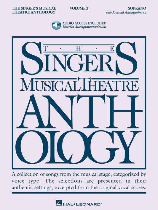 SINGERS MUSICAL THEATRE ANTHOLOGY BK 2 BK/2CD