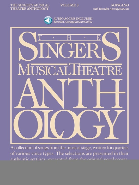 SINGERS MUSICAL THEATRE ANTHOLOGY BK 3 BK/2CD