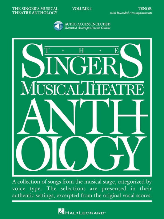 SINGERS MUSICAL THEATRE ANTHOLOGY BK 4 BK/2CD