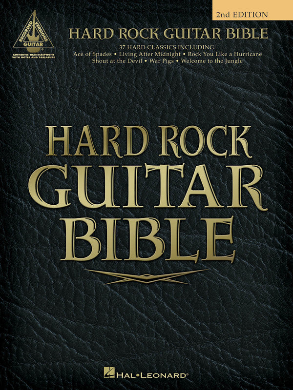 HARD ROCK GUITAR BIBLE TAB RV