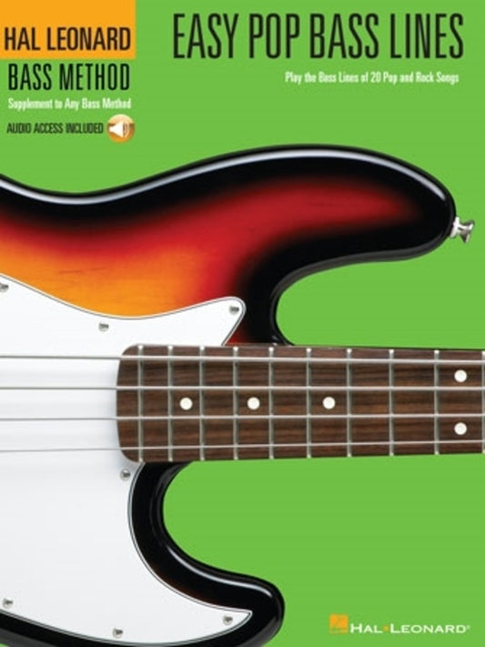 EASY POP BASS LINES BK/CD