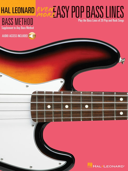 EVEN MORE EASY POP BASS LINES BK/CD