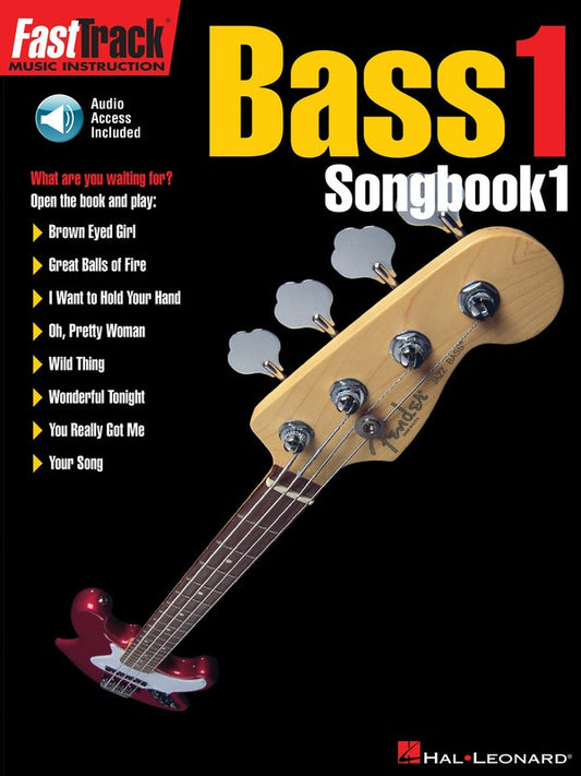 FASTTRACK BASS SONGBK 1 BK/CD