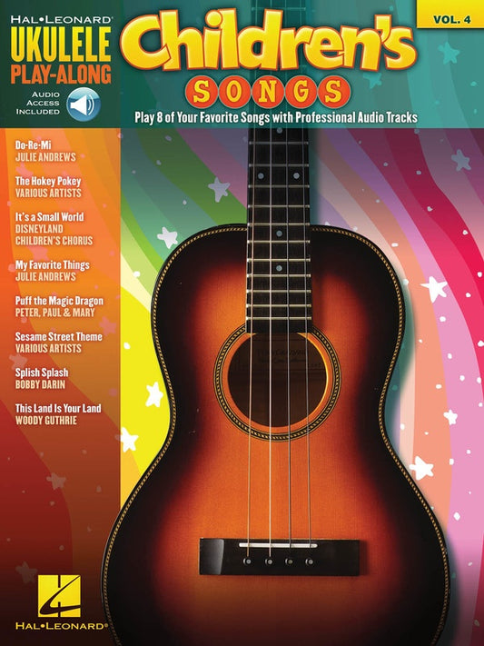 CHILDRENS SONGS UKULELE PLAY ALONG BK/CD V4