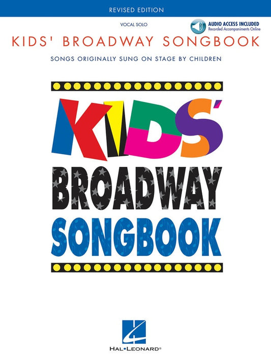 KIDS BROADWAY SONGBK BK/CD