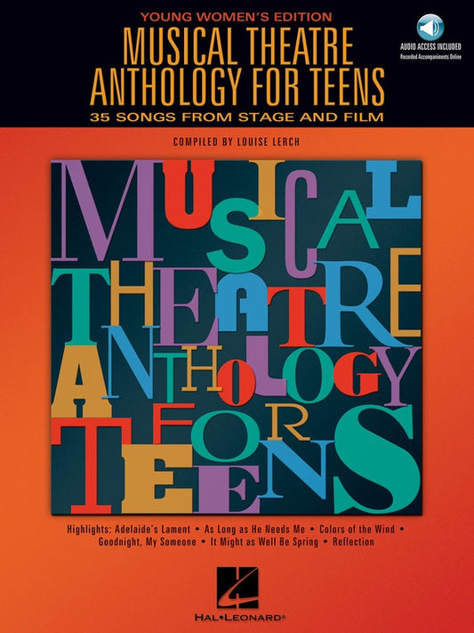 MUSICAL THEATRE ANTH TEENS WOMENS BK/CD