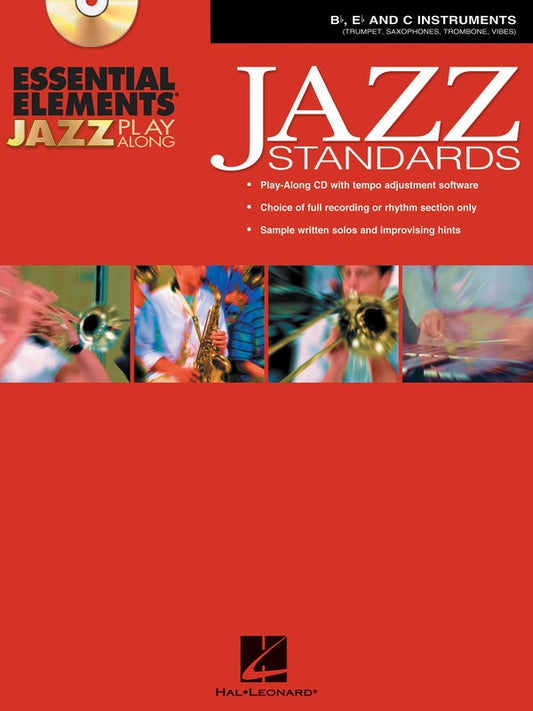 ESSENTIAL ELEMENTS JAZZ STANDARDS BK/CD
