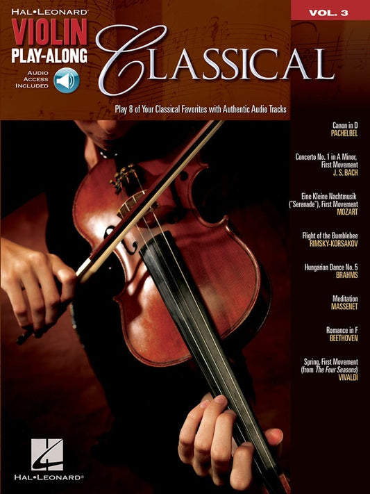 CLASSICAL VIOLIN PLAY ALONG BK/CD BK 3