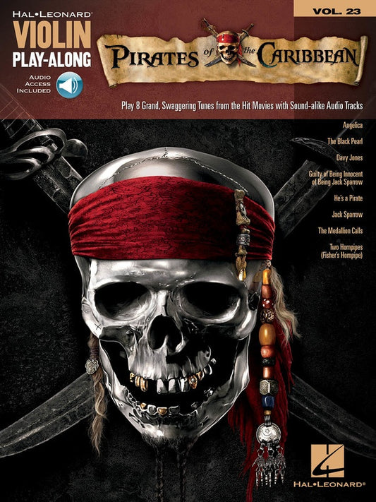 PIRATES OF THE CARIBBEAN VIOLIN PLAY ALONG BK/CD