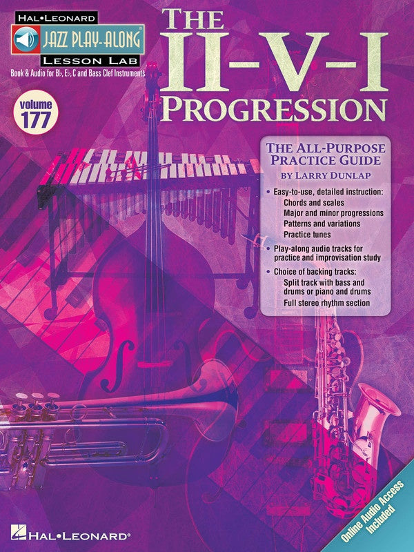II-V-I PROGRESSION JAZZ PLAYALONG V177 BK/CD