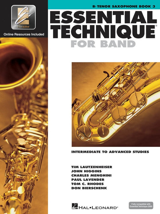 ESSENTIAL ELEMENTS2000 BK 3 TECH TENOR SAX BK/CD