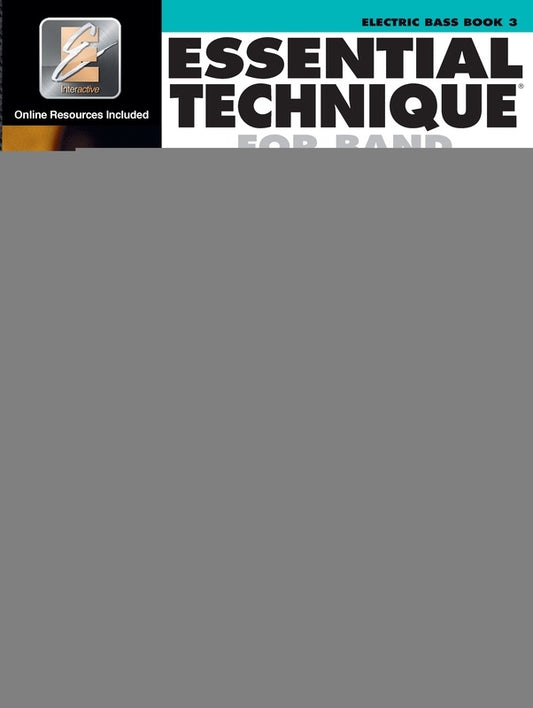 ESSENTIAL ELE 2000 BK 3 TECH ELECTRIC BASS BK/CD