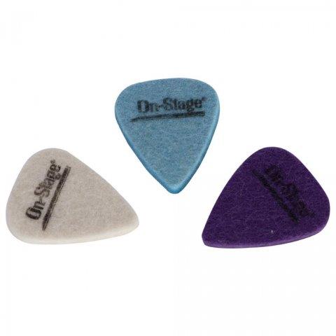 ON STAGE UKULELE FELT PICKS - 3 PACK